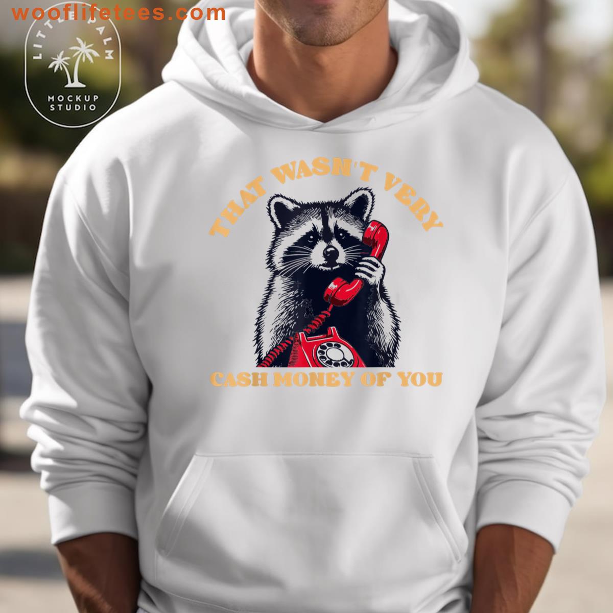 Funny Raccoon That Wasnt Very Cash Money Of You T-shirt