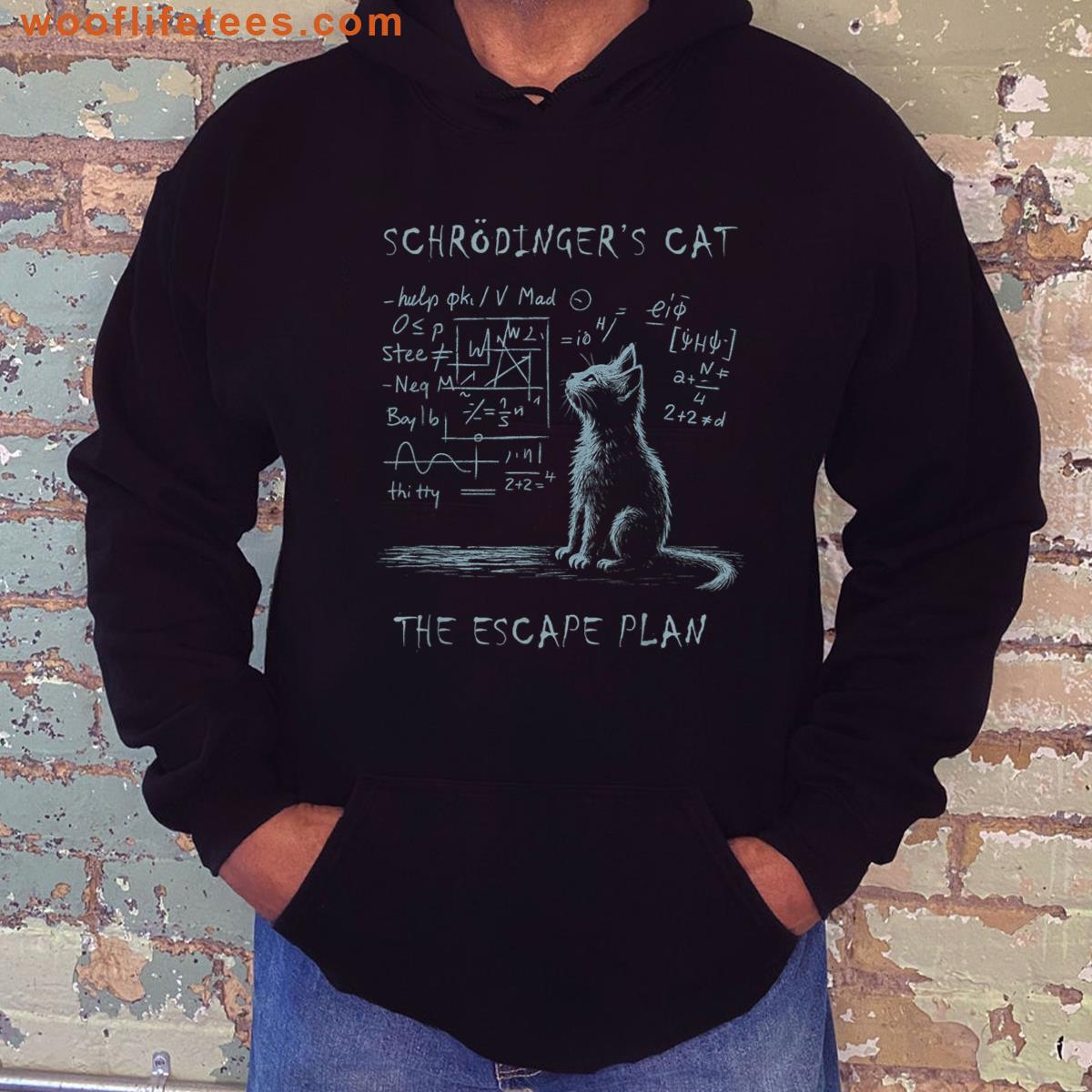 Funny Schrodingers Cat Nerd Scientific Math Physics Humor T-shirt
