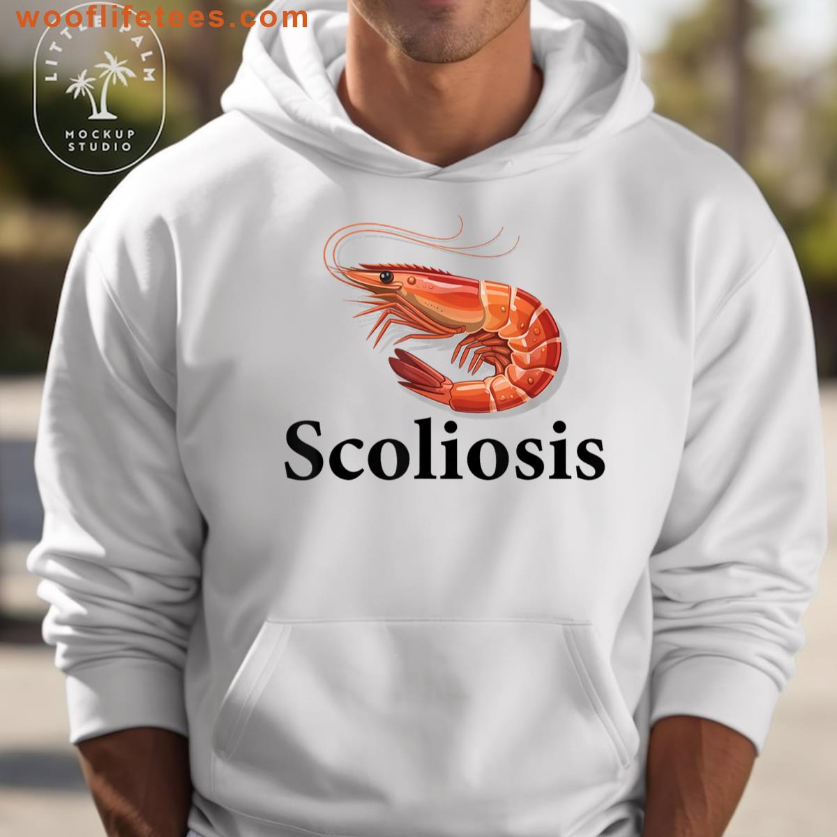 Funny Scoliosis Shrimp T-shirt