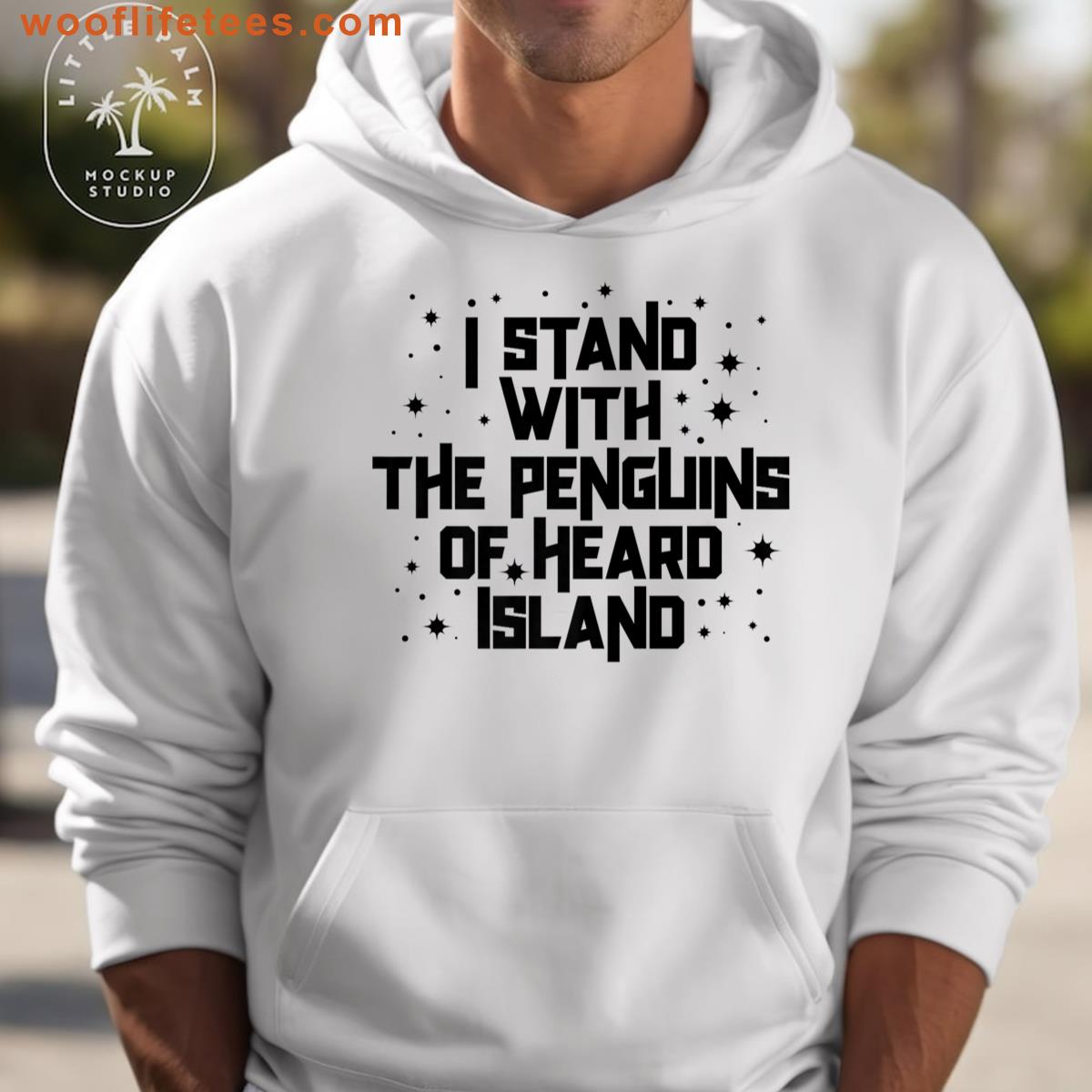 Funny Stand With The Penguins Of Heard Island Political Meme Premium T-shirt