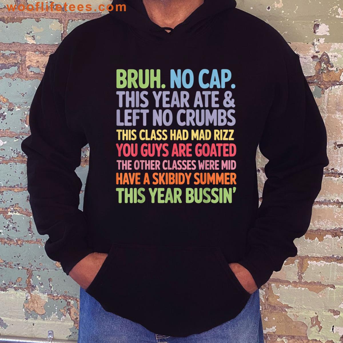 Gen Z A Slang Teachers Happy Last Day Of School 2025 Funny T-shirt