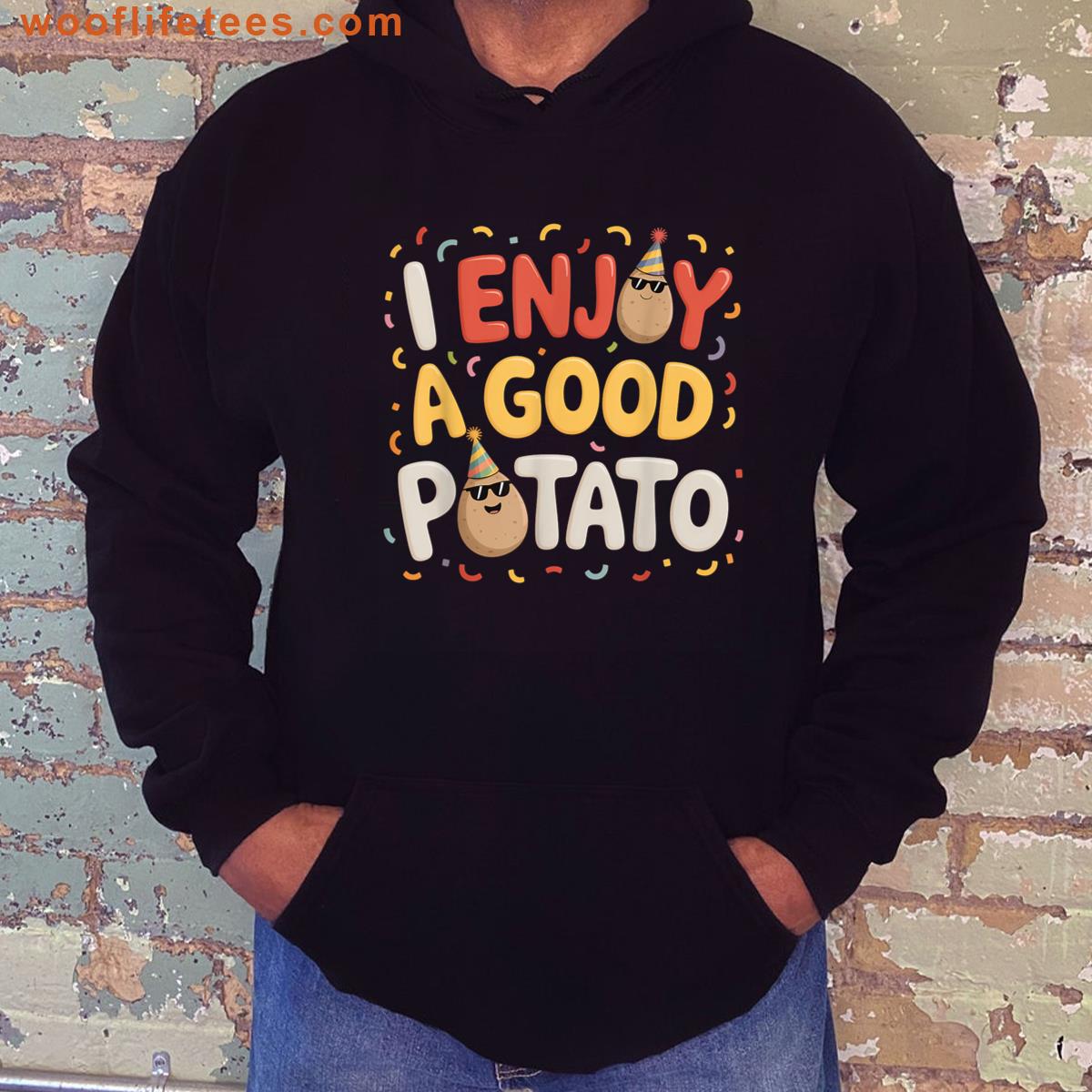 I Enjoy A Good Potato Funny Potato Lover Food Meme Humor T-shirt