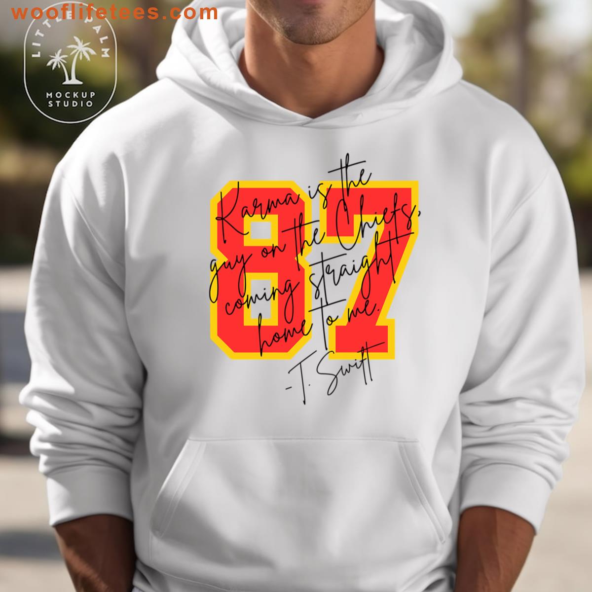 Karma Is The Guy On The Chiefs Taylors Boyfriend Oversized T-shirt