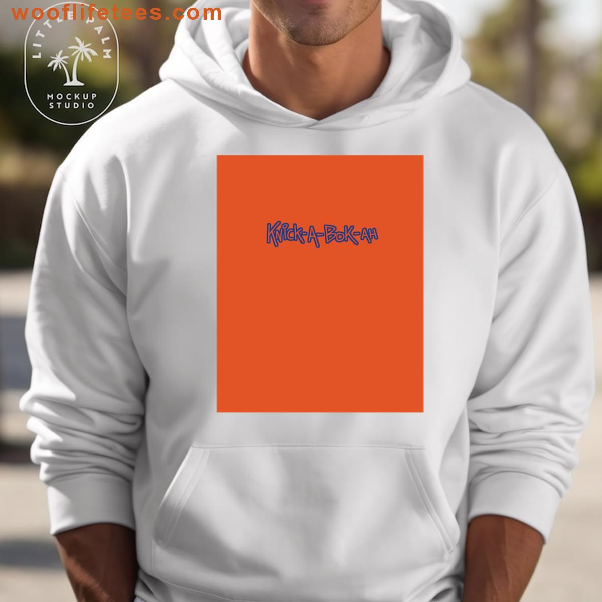 Knick A Bok Ah Orange Graphic T-shirt
