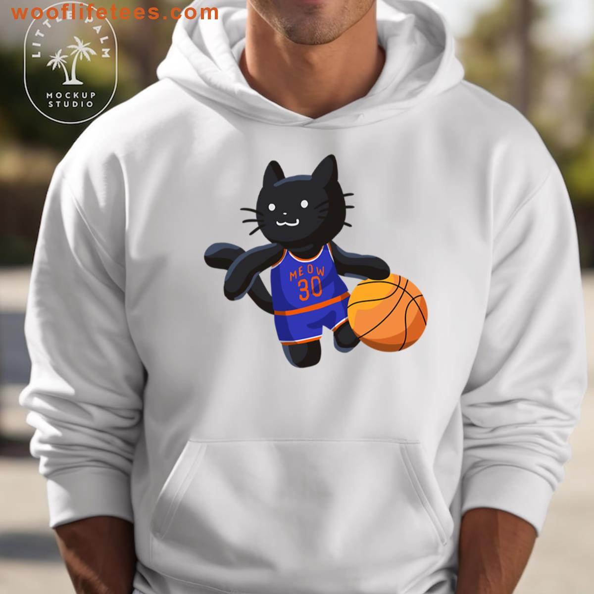 Knicks Cat Cute Nba Basketball Cat T-shirt